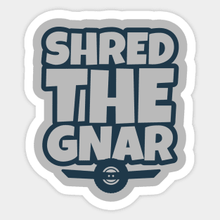 OneWheel Graphic - Shred The Gnar Sticker